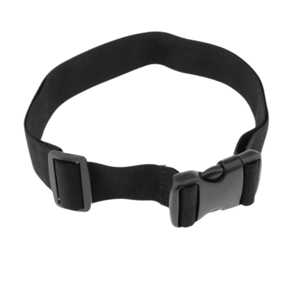Nylon Adjustable Dog Puppy Animal Black Collar with Buckle Large 18-24 Inches‎